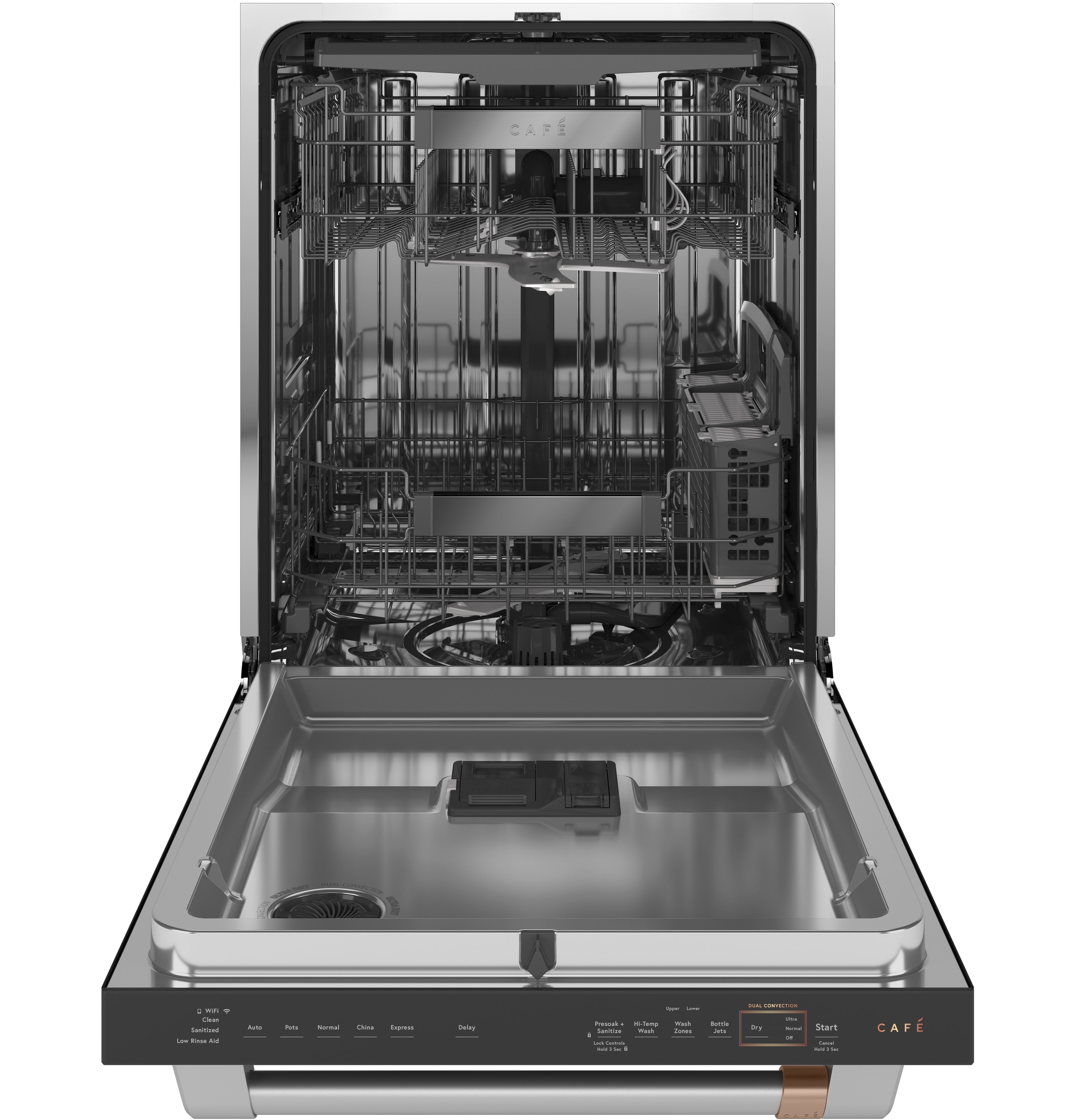 Café™ Smart Stainless Steel Interior Dishwasher with Sanitize and Ultra Wash & Dual Convection Ultra Dry