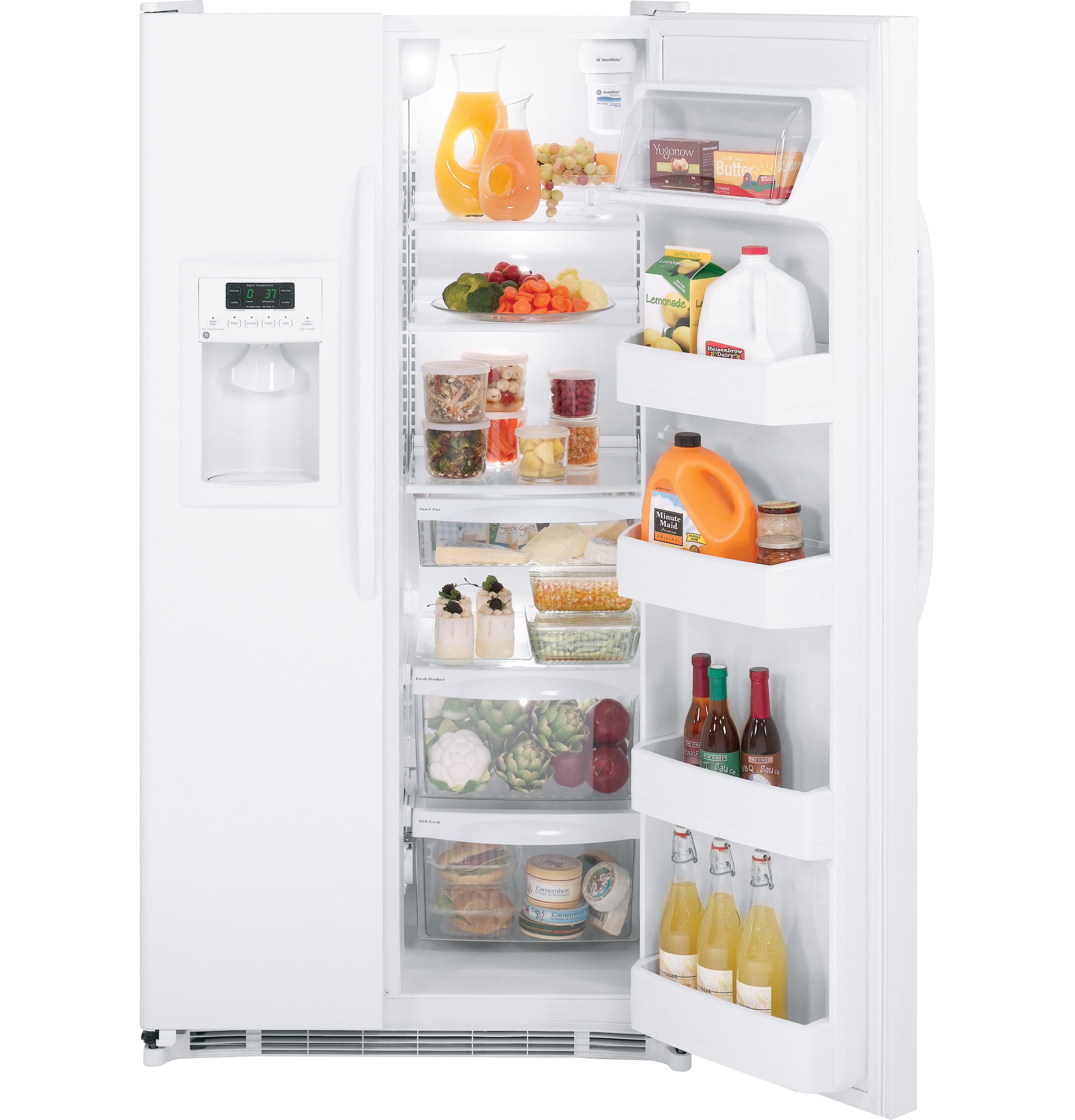 GE® ENERGY STAR® 25.3 Cu. Ft. Side-By-Side Refrigerator with Dispenser