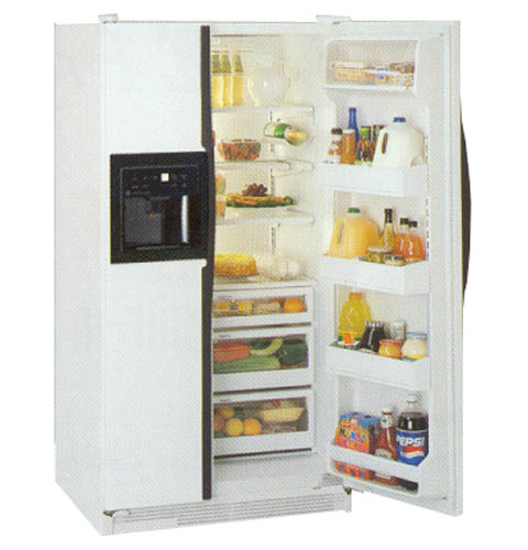 GE Side-by-Side, No Frost,700 Liters (Freezer 247 Liters),  Electronic Dispenser