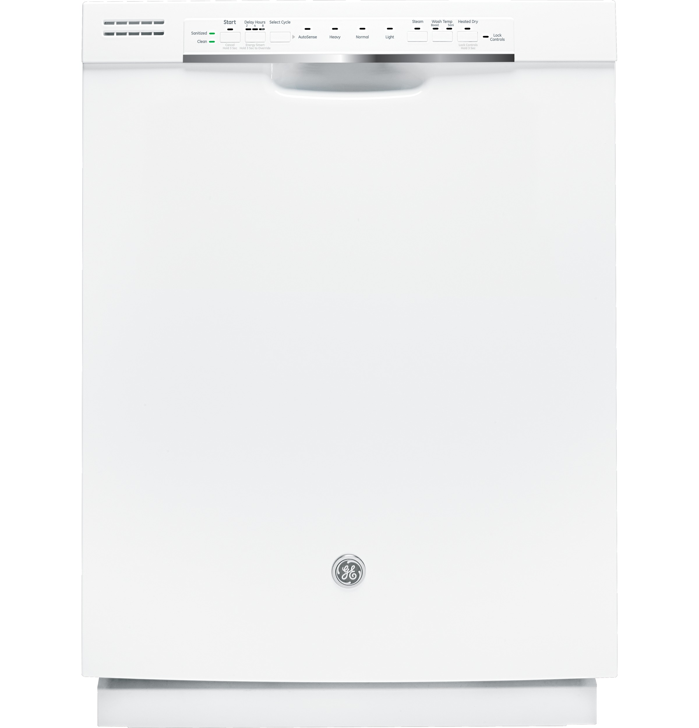 GE® Stainless Steel Interior Dishwasher with Front Controls