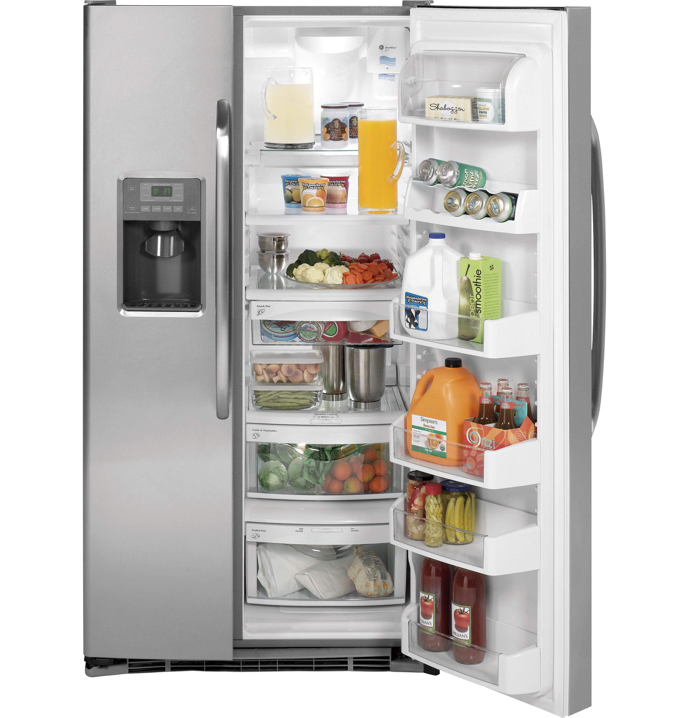 GE® ENERGY STAR® 25.9 Cu. Ft. Side-By-Side Refrigerator with Dispenser