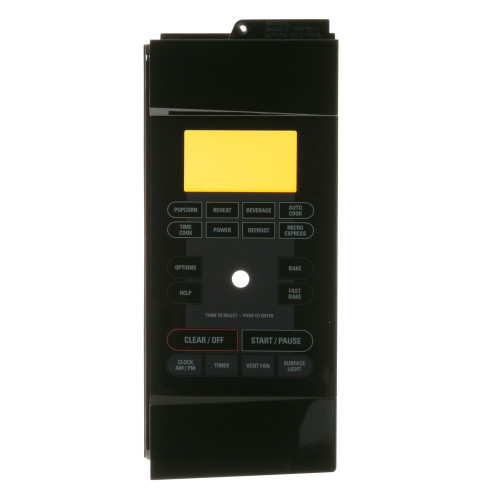 MICROWAVE CONTROL PANEL - BLACK