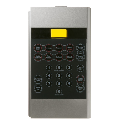 MICROWAVE CONTROL PANEL - BLACK & STAINLESS STEEL