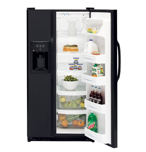 GE® 25.0 Cu. Ft. Capacity Side-By-Side Refrigerator with Dispenser