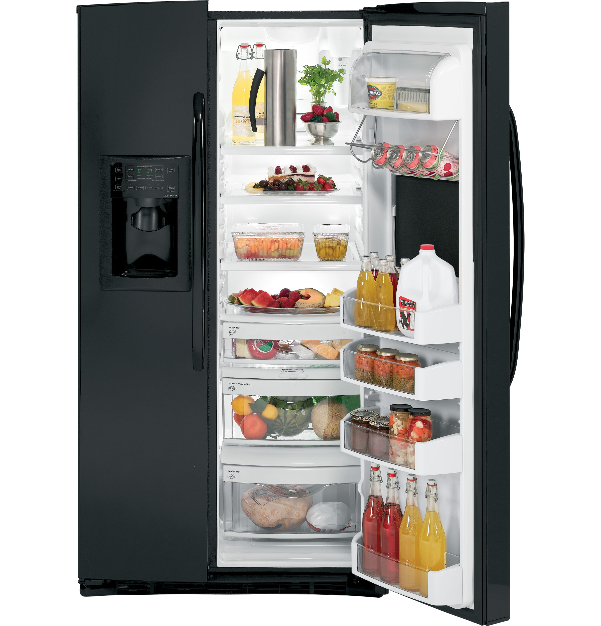 GE® ENERGY STAR® 25.9 Cu. Ft. Side-By-Side Refrigerator with Dispenser