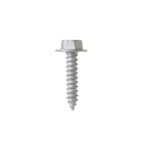 Refrigerator rear top corner cap mounting screw