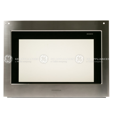 GLASS AND TRIM OUTER DOOR W/ LOGO