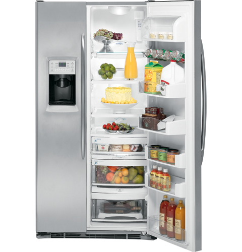 GE Profile™ Counter-depth 24.6 Cu. Ft. Stainless Side-by-Side Refrigerator