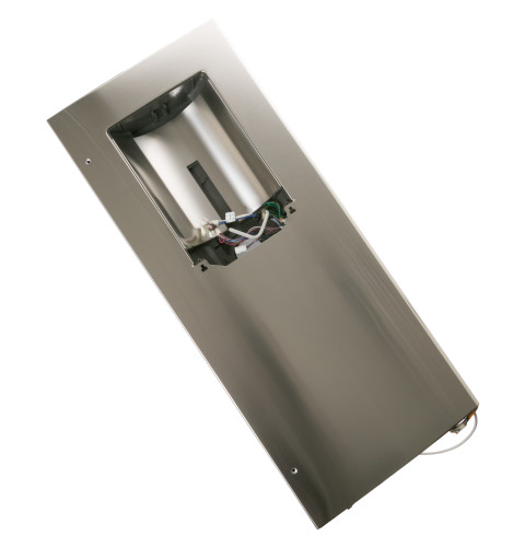 Refrigerator café door dispenser - left (stainless steel)