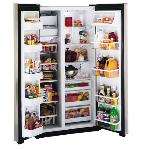 GE Profile™ 23.5 Cu. Ft. CustomStyle™ Side-by-Side Refrigerator