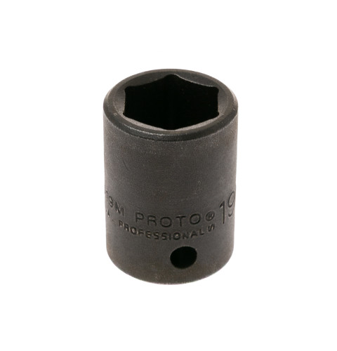 SOCKET IMPACT 1/2 DRIVE 19MM 6 POINT