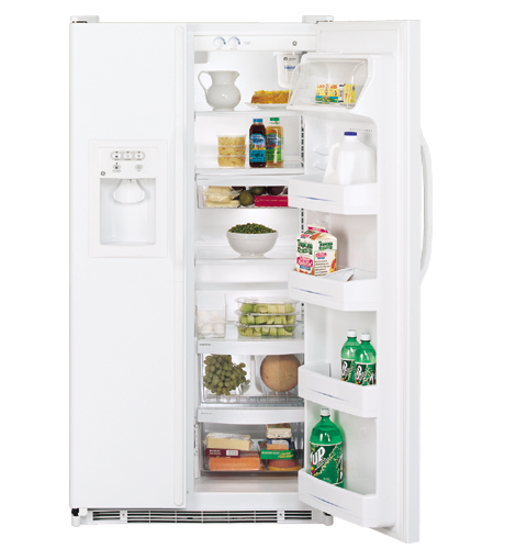 GE® 24.9 Cu. Ft. Side-By-Side Refrigerator with Dispenser