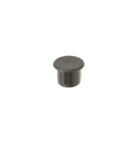 Refrigerator thimble plug button