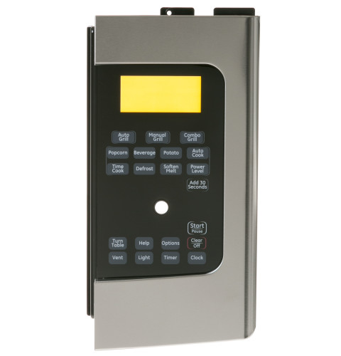 MICROWAVE CONTROL PANEL - BLACK & STAINLESS STEEL