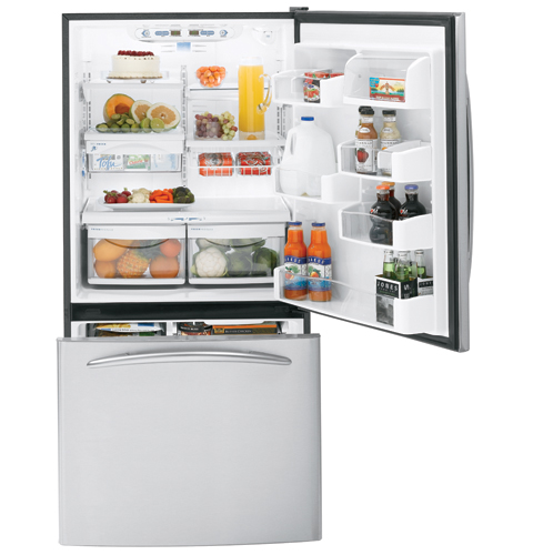 GE Profile™ ENERGY STAR® 22.2 Cu. Ft. Bottom-Freezer Drawer Refrigerator with Internal Dispenser