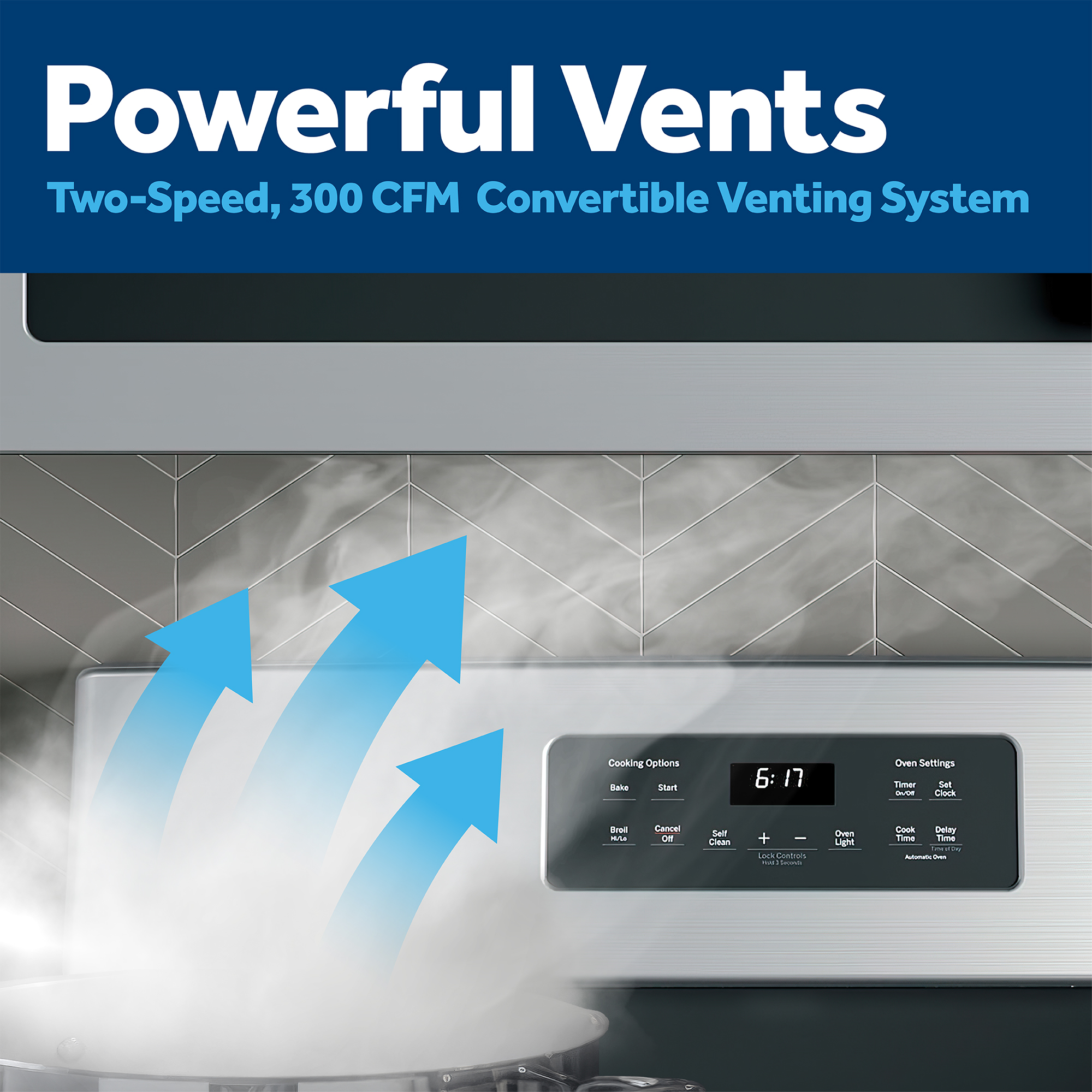 Two-speed, 300-CFM venting system