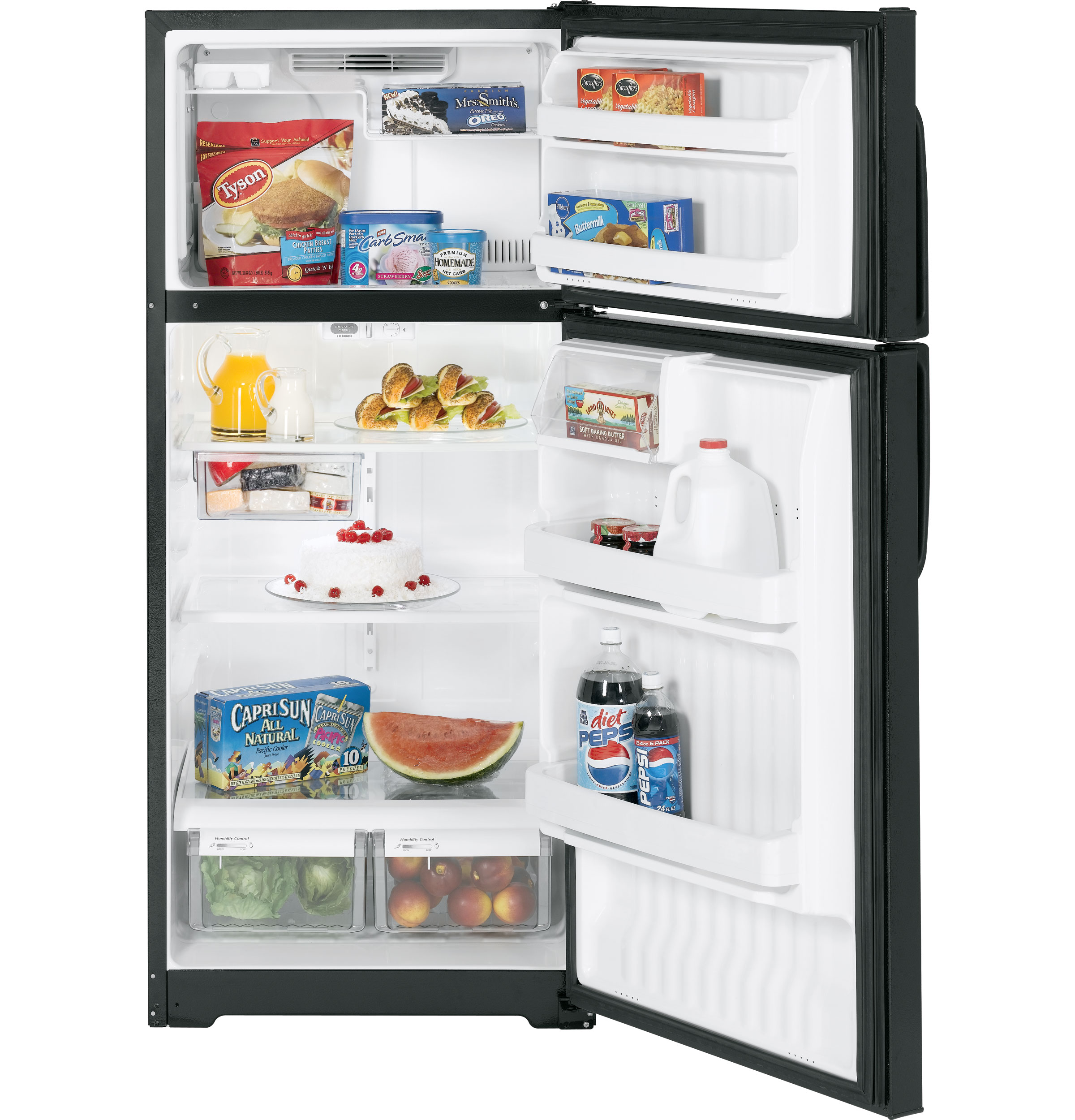GE® ENERGY STAR® 16.6 Cu. Ft. Top-Freezer Refrigerator
