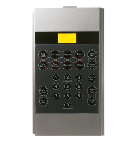 MICROWAVE CONTROL PANEL - BLACK & STAINLESS STEEL