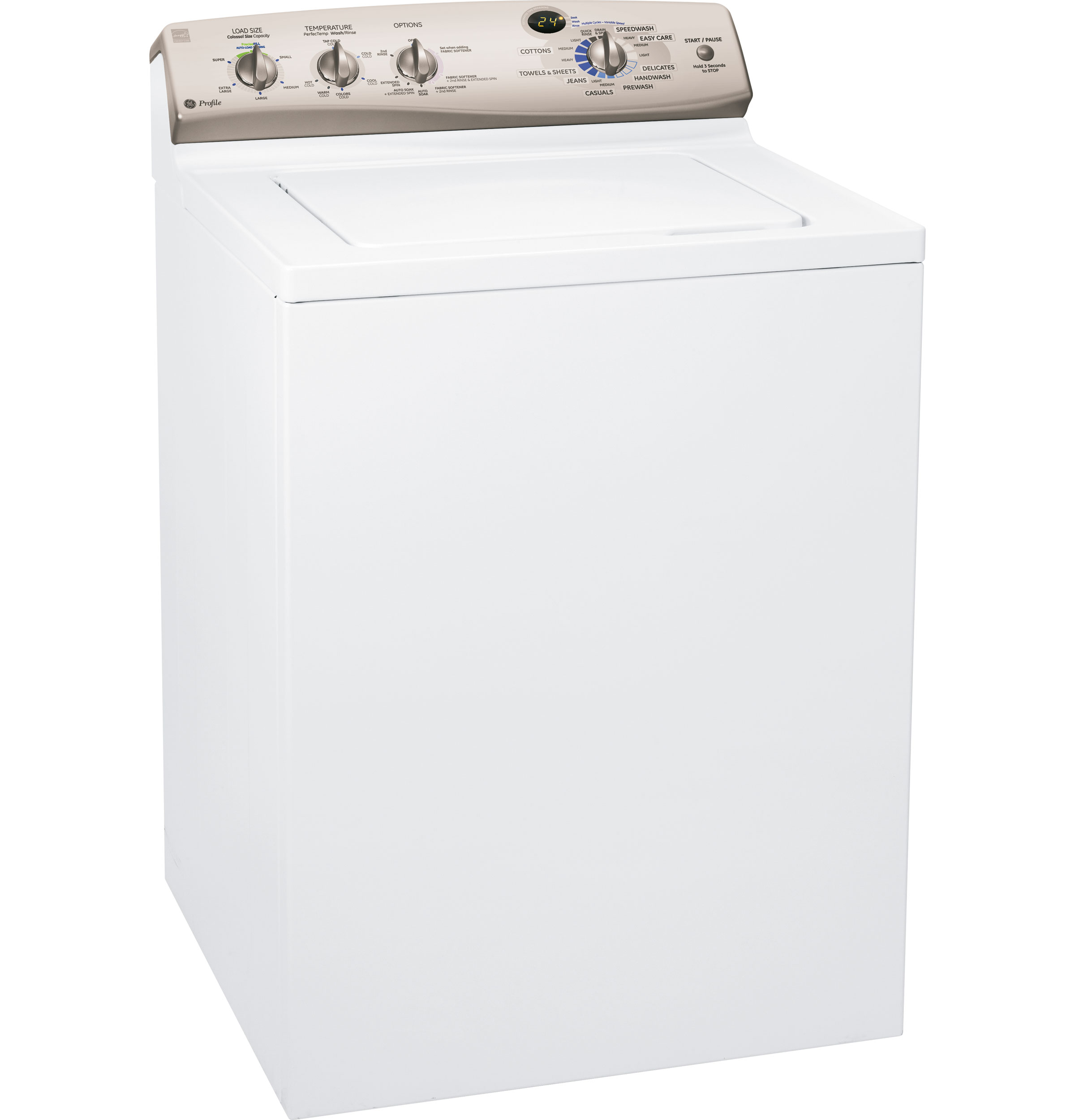 GE Profile™ ENERGY STAR® 4.1 IEC Cu. Ft. Colossal Capacity High-Efficiency Washer