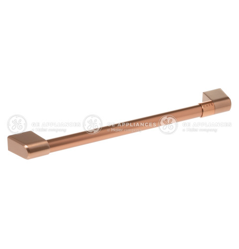BRUSHED COPPER DOOR HANDLE W/ CAFÉ BAND