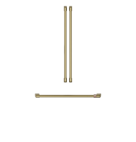 CAFÉ™ Refrigeration Handle Kit - Brushed Brass