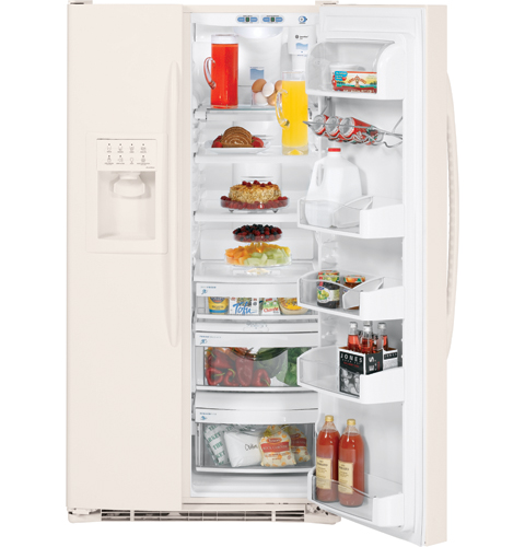 GE Profile™ ENERGY STAR® 25.6 Cu. Ft. Side-by-Side Refrigerator with Dispenser