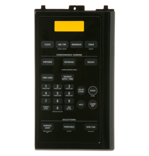 MICROWAVE CONTROL PANEL - BLACK