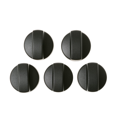 GE MONOGRAM® RANGE KNOBS - BLACK - SET OF 5