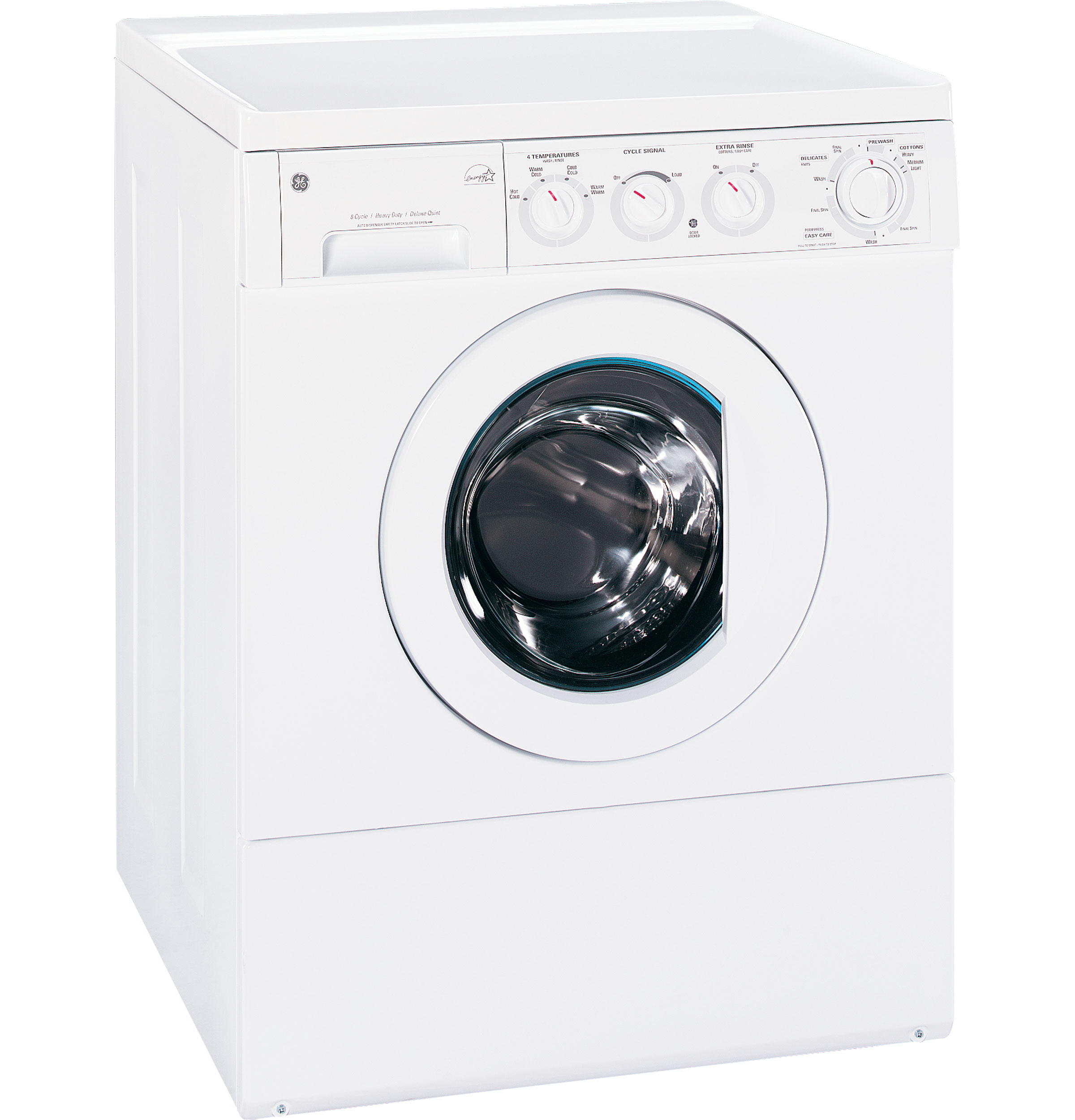 GE® Extra-Large Frontload Washer with Stainless Steel Basket