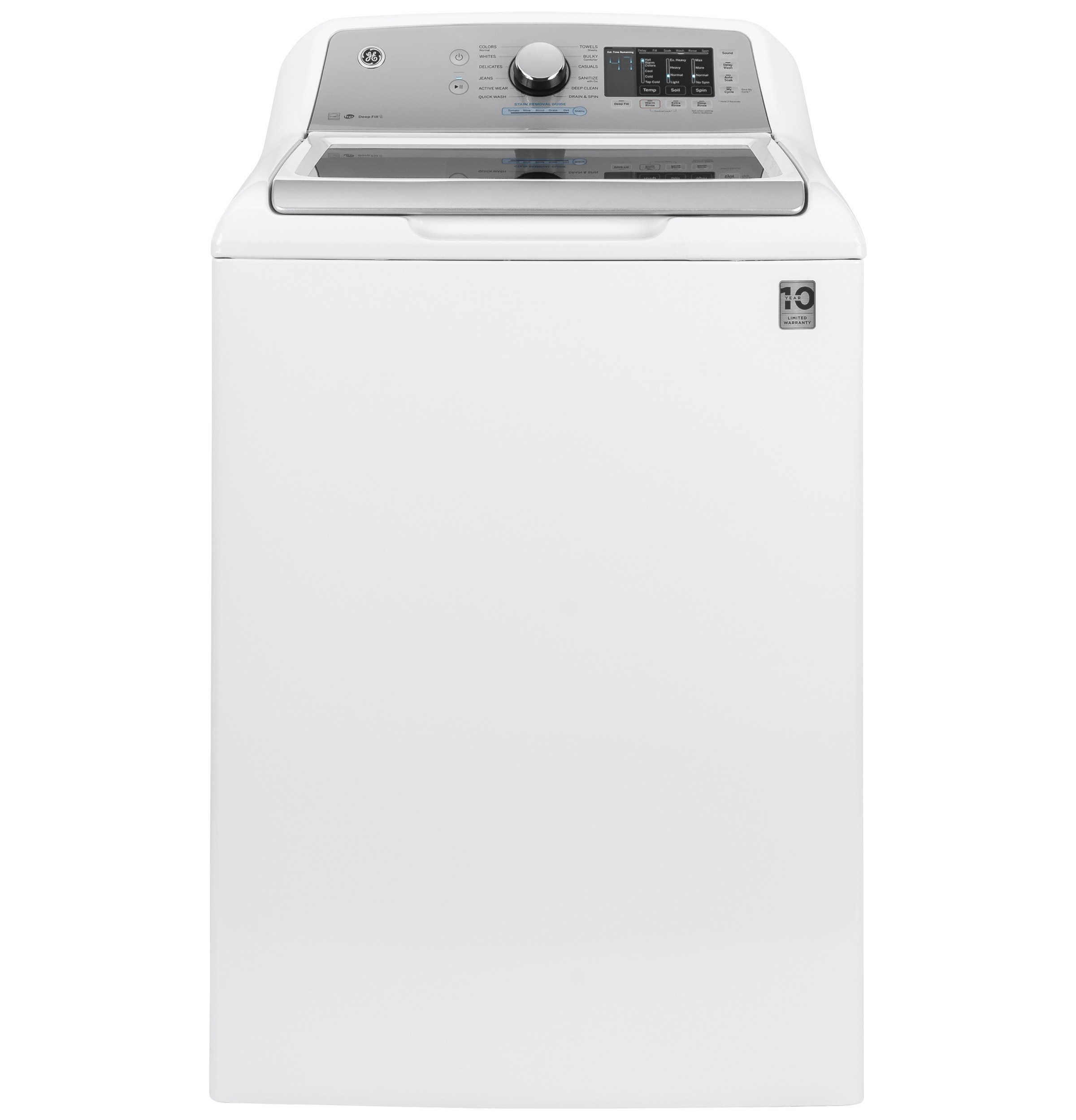 GE® ENERGY STAR® 4.6  cu. ft. Capacity Washer with Sanitize w/Oxi and FlexDispense®