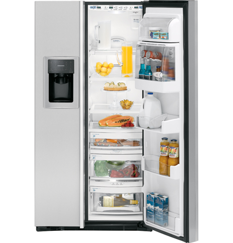 GE Profile Counter-Depth 22.6 Cu. Ft. Stainless Side-by-Side Refrigerator