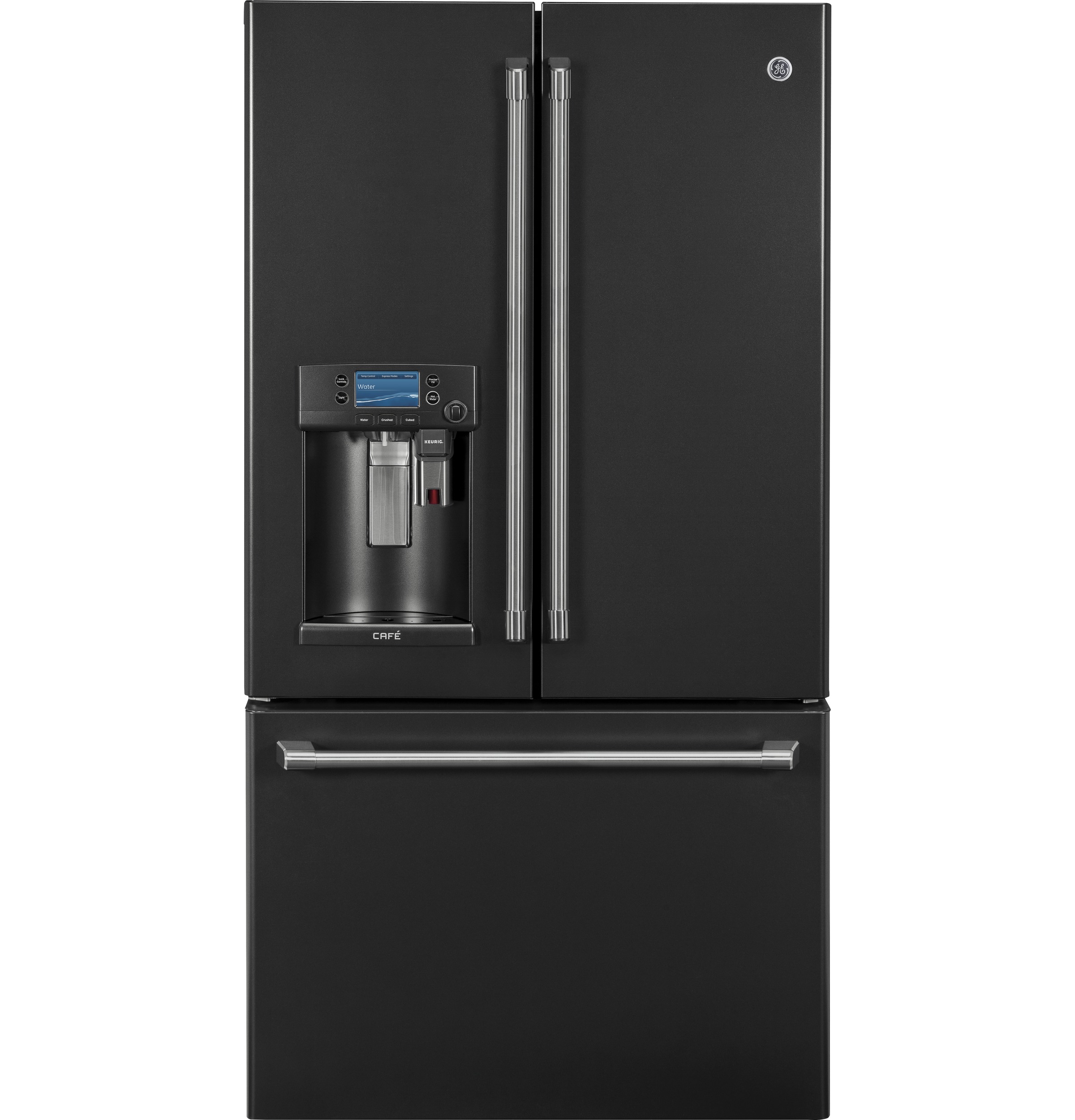 GE Café™ Series ENERGY STAR® 22.2 Cu. Ft. Counter-Depth French-Door Refrigerator with Keurig® K-Cup® Brewing System