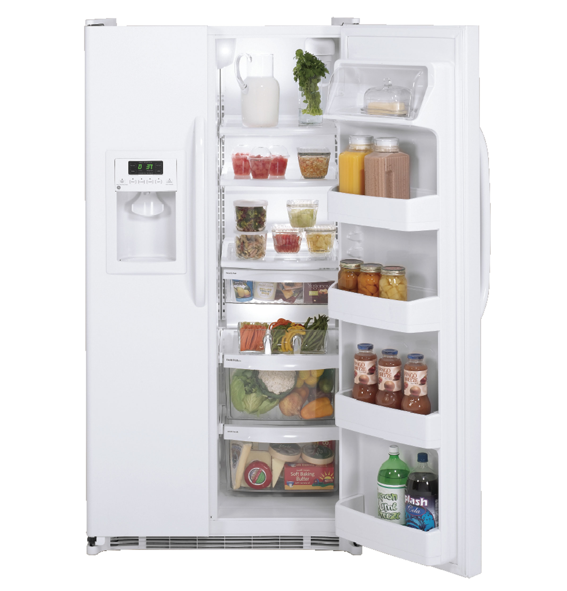 GE® ENERGY STAR® 25.3 Cu. Ft. Side-By-Side Refrigerator with Dispenser