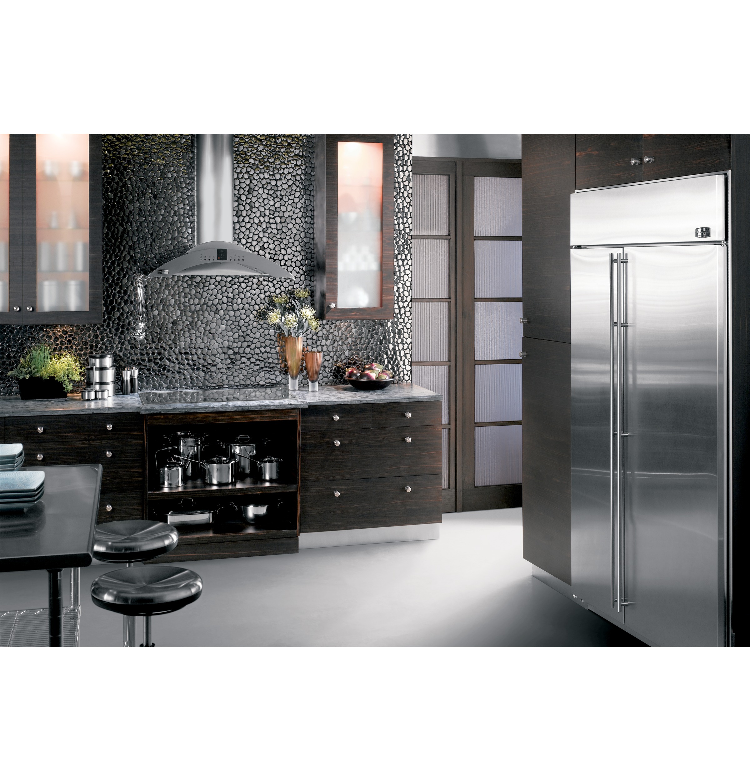 ZISS480NXSS — GE Monogram® 48" BuiltIn SidebySide Refrigerator