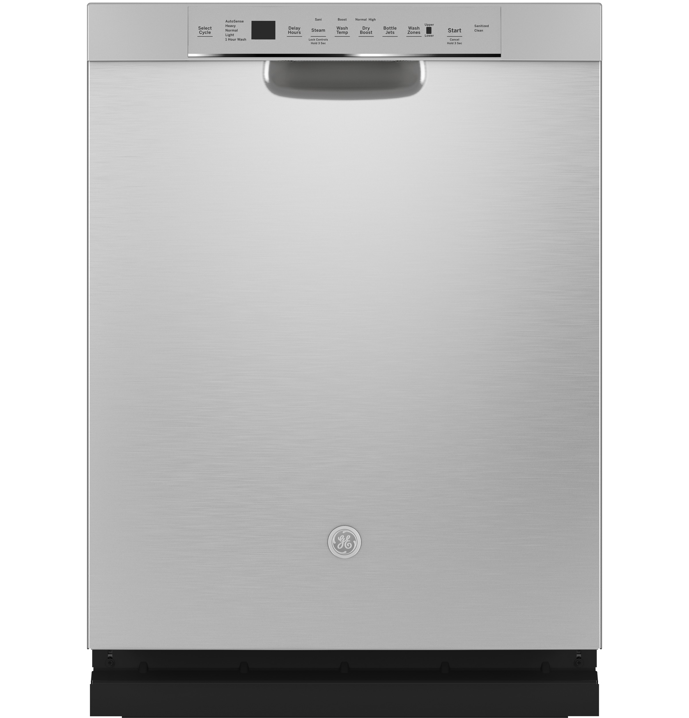 GE® ENERGY STAR® Front Control with Stainless Steel Interior Dishwasher with Sanitize Cycle & Dry Boost