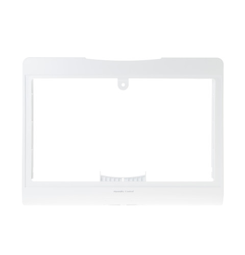 Lower fruit and vegetable pan frame & slides, glass not included