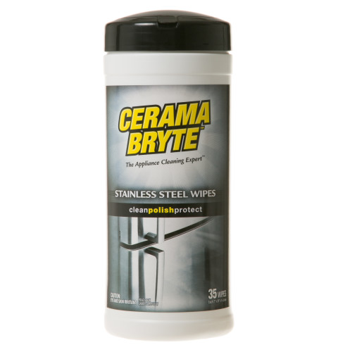 Cerama Bryte Stainless Steel Wipes — Model #: WX10X10004