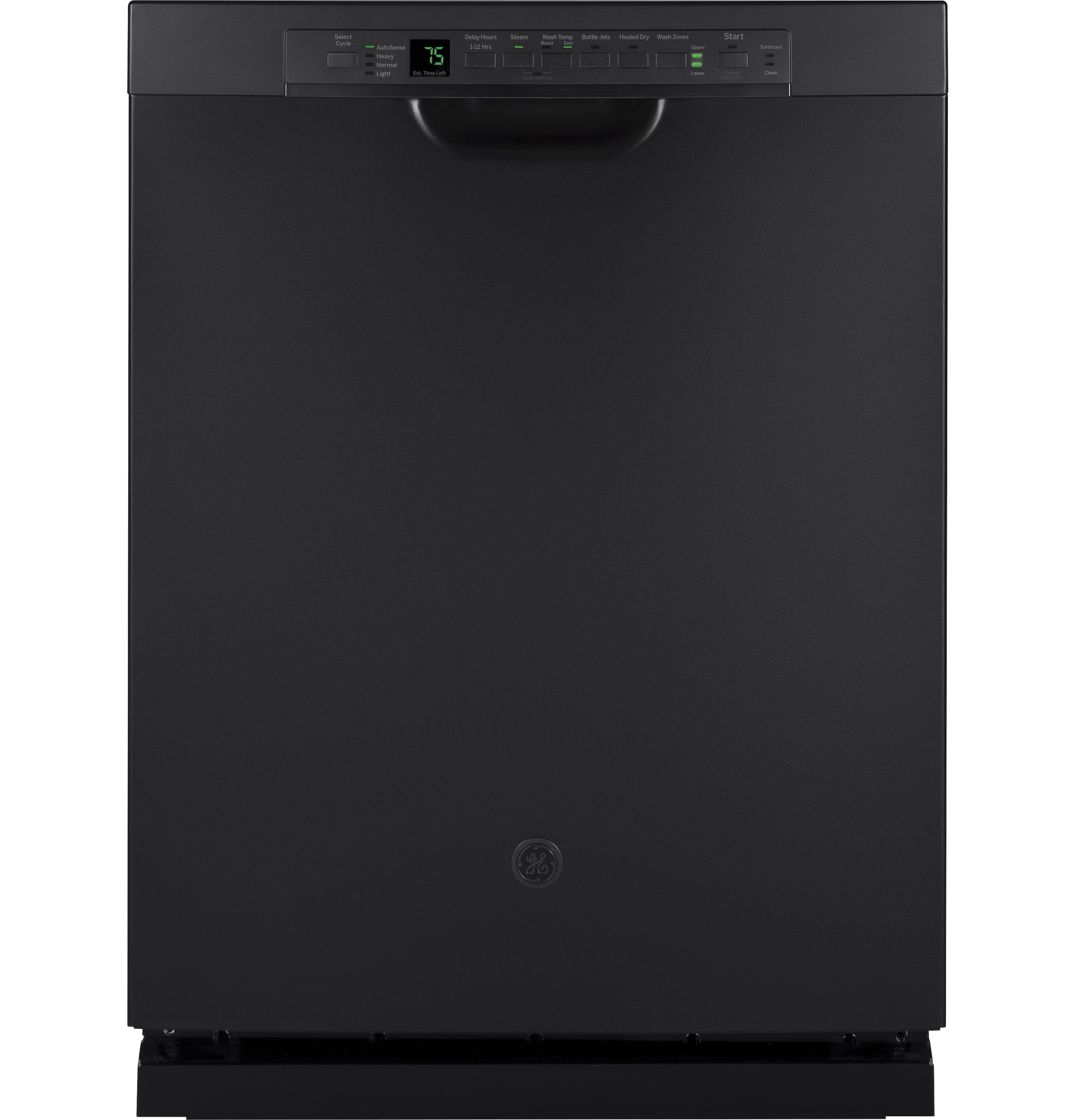 GE® Stainless Steel Interior Dishwasher with Front Controls