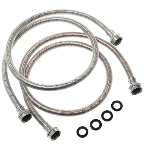 2 PK - Stainless Steel 4 ft Hoses