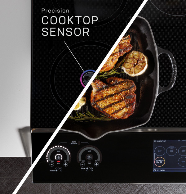 Precision cooktop sensor