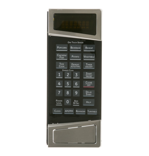 MICROWAVE CONTROL PANEL - STAINLESS STEEL & BLACK