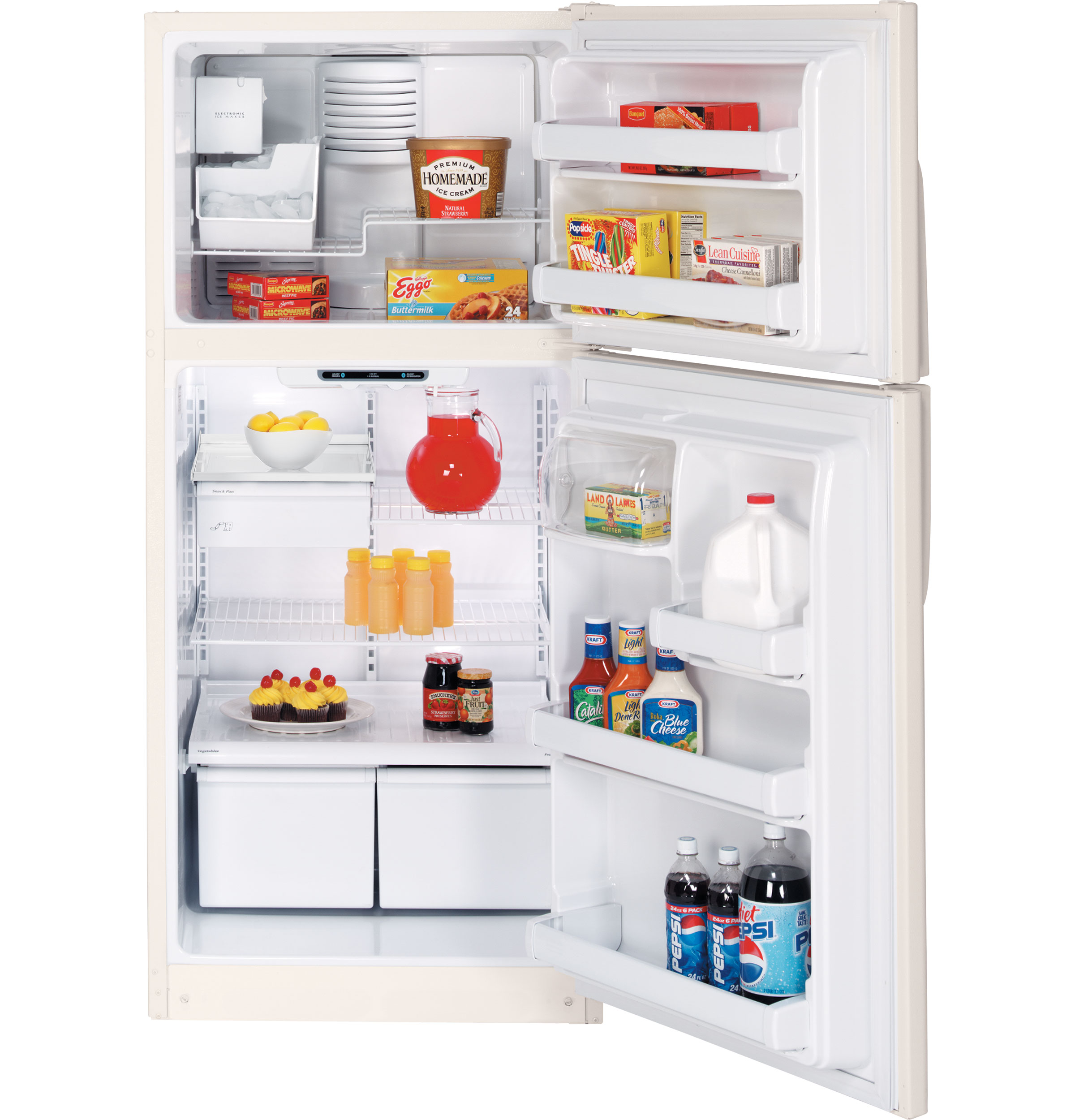 GE® 18.0 Cu. Ft. Top-Freezer Refrigerator