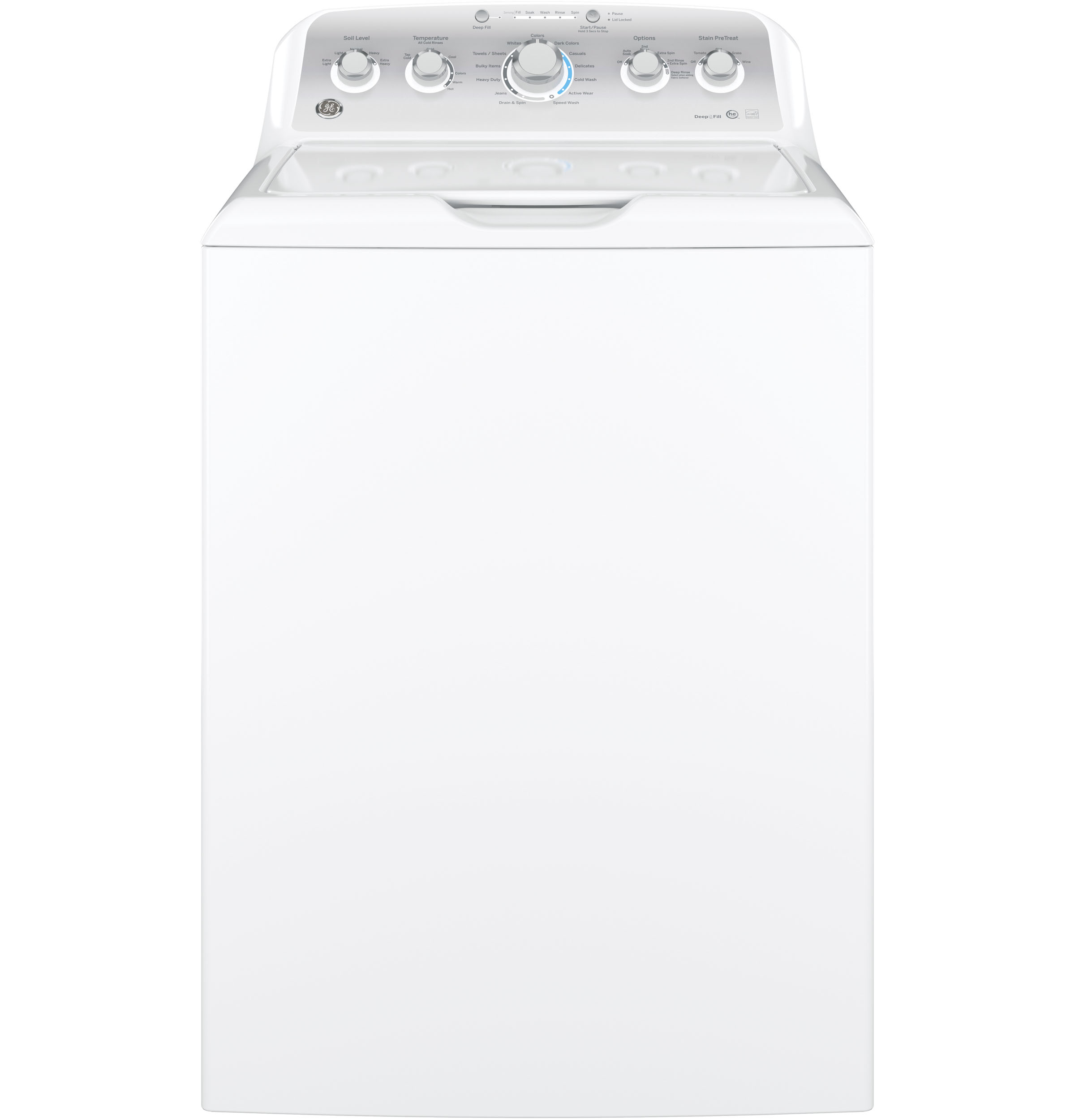 GE® ENERGY STAR® 4.4  cu. ft. stainless steel capacity washer