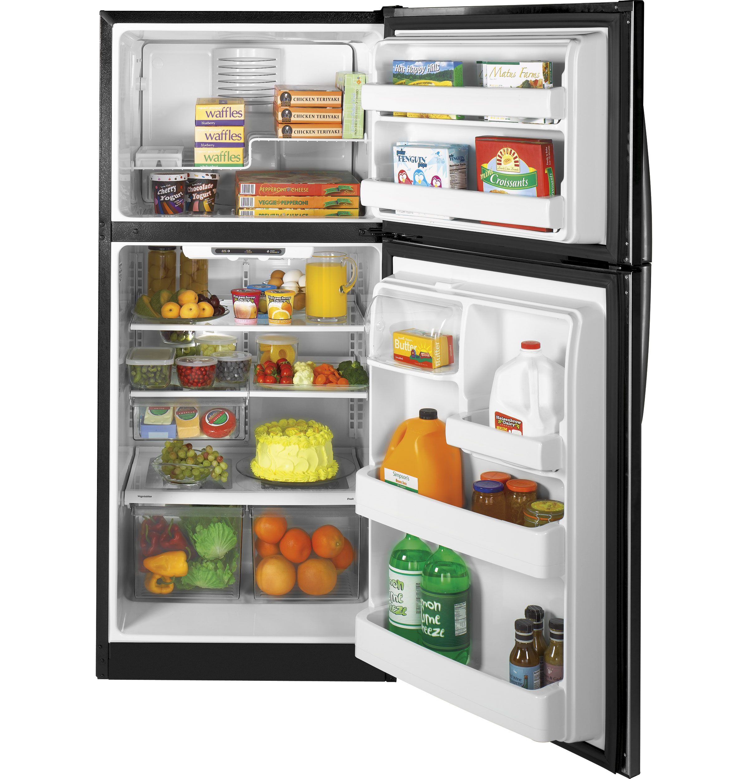 GE® ENERGY STAR® 18.0 Cu. Ft. Top-Freezer Refrigerator