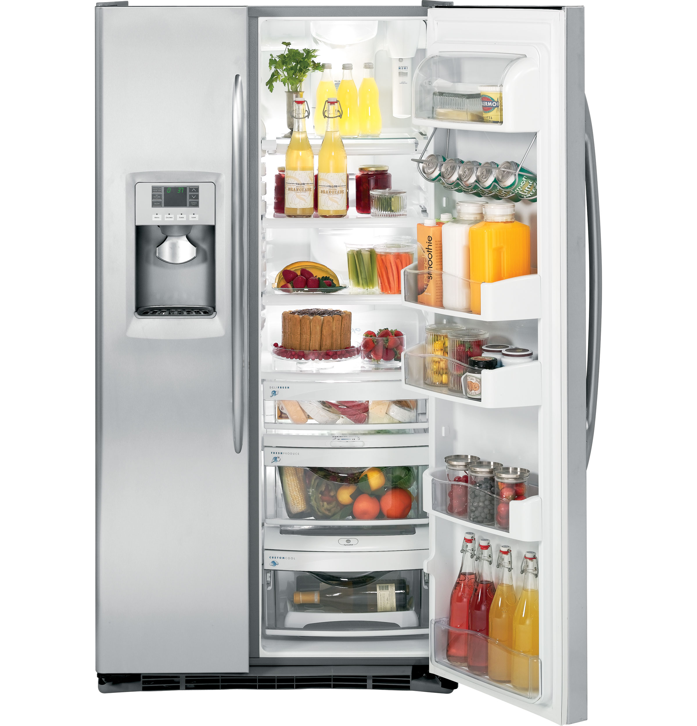 GE Profile™ 23.3 Cu. Ft. Side-by-Side Refrigerator