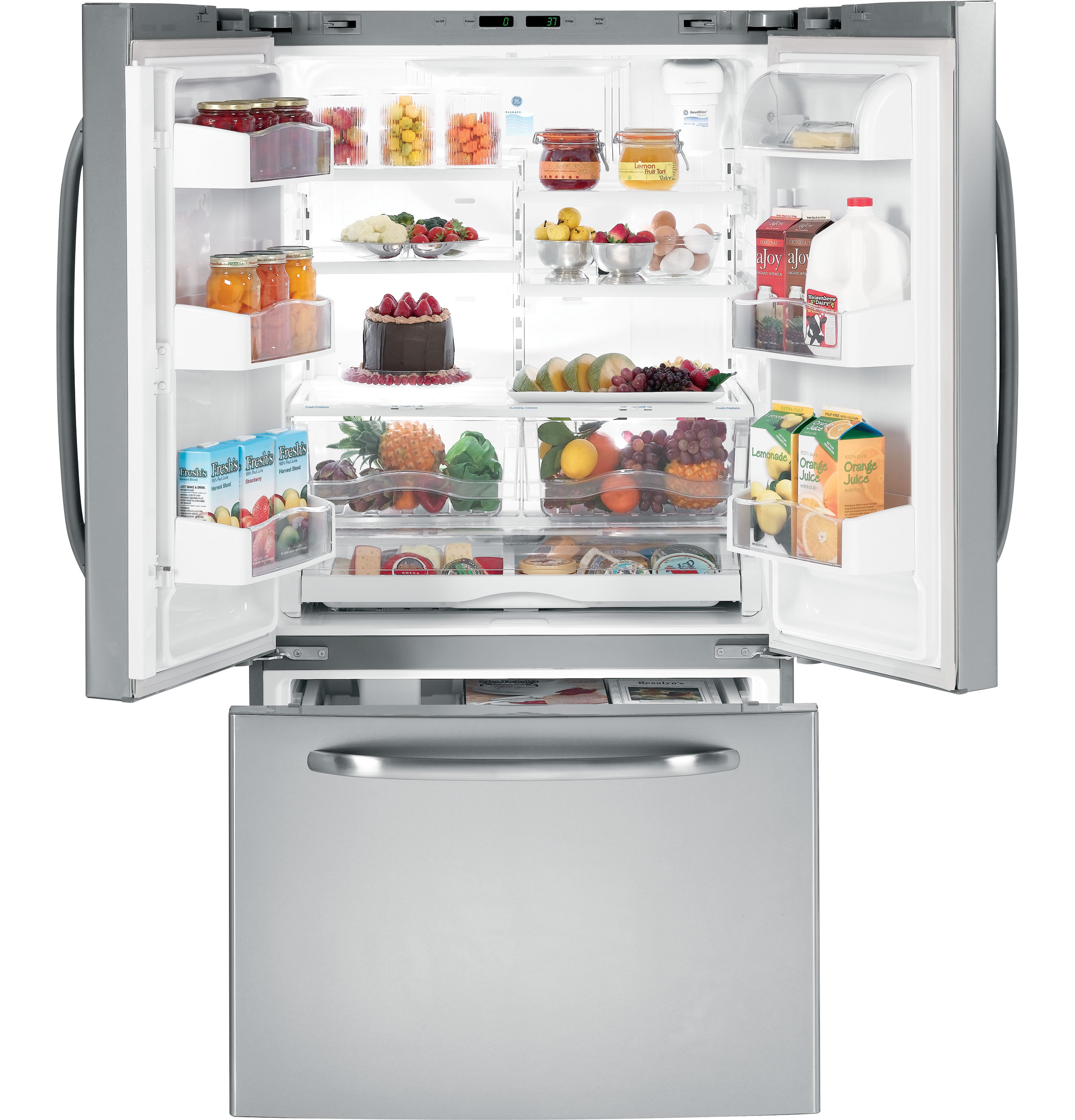 GE® ENERGY STAR® 25.9 Cu. Ft. French-Door Refrigerator with Icemaker