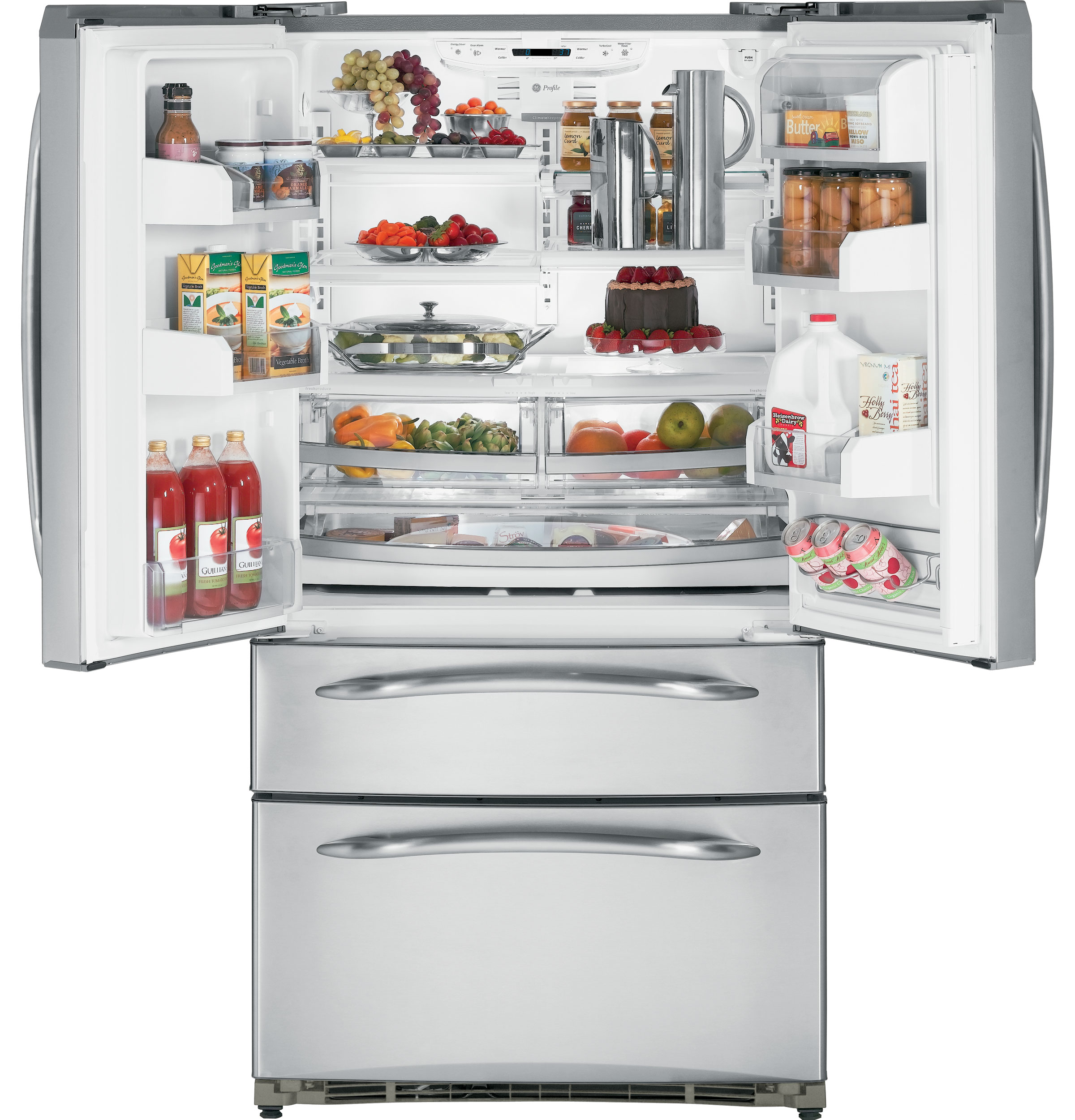 GE Profile™ 24.9 Cu. Ft. Refrigerator with Armoire Styling and Icemaker