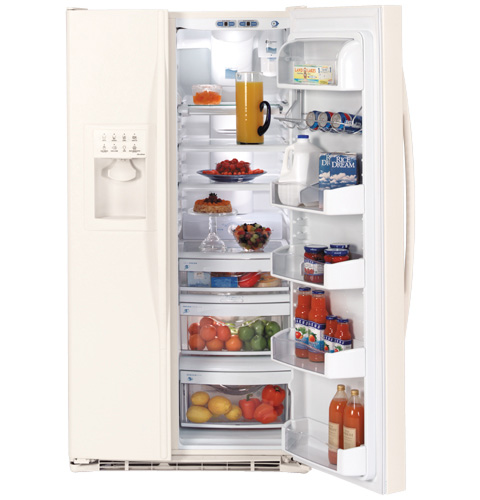 GE Profile™ ENERGY STAR® 25.5 Cu. Ft. Side-by-Side Refrigerator with Dispenser