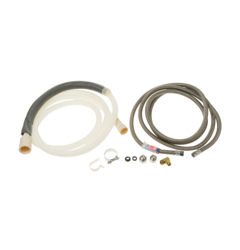 DISHWASHER 10' DRAIN HOSE & CONNECTOR KIT - LARGE PORT