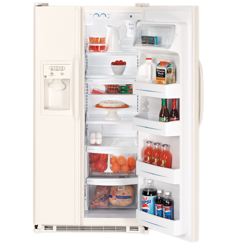 GE® 21.8 Cu. Ft. Side-By-Side Refrigerator with Dispenser